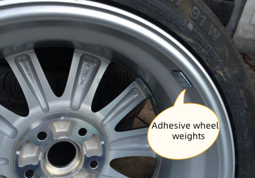 adhesive wheel weights for wheel rim